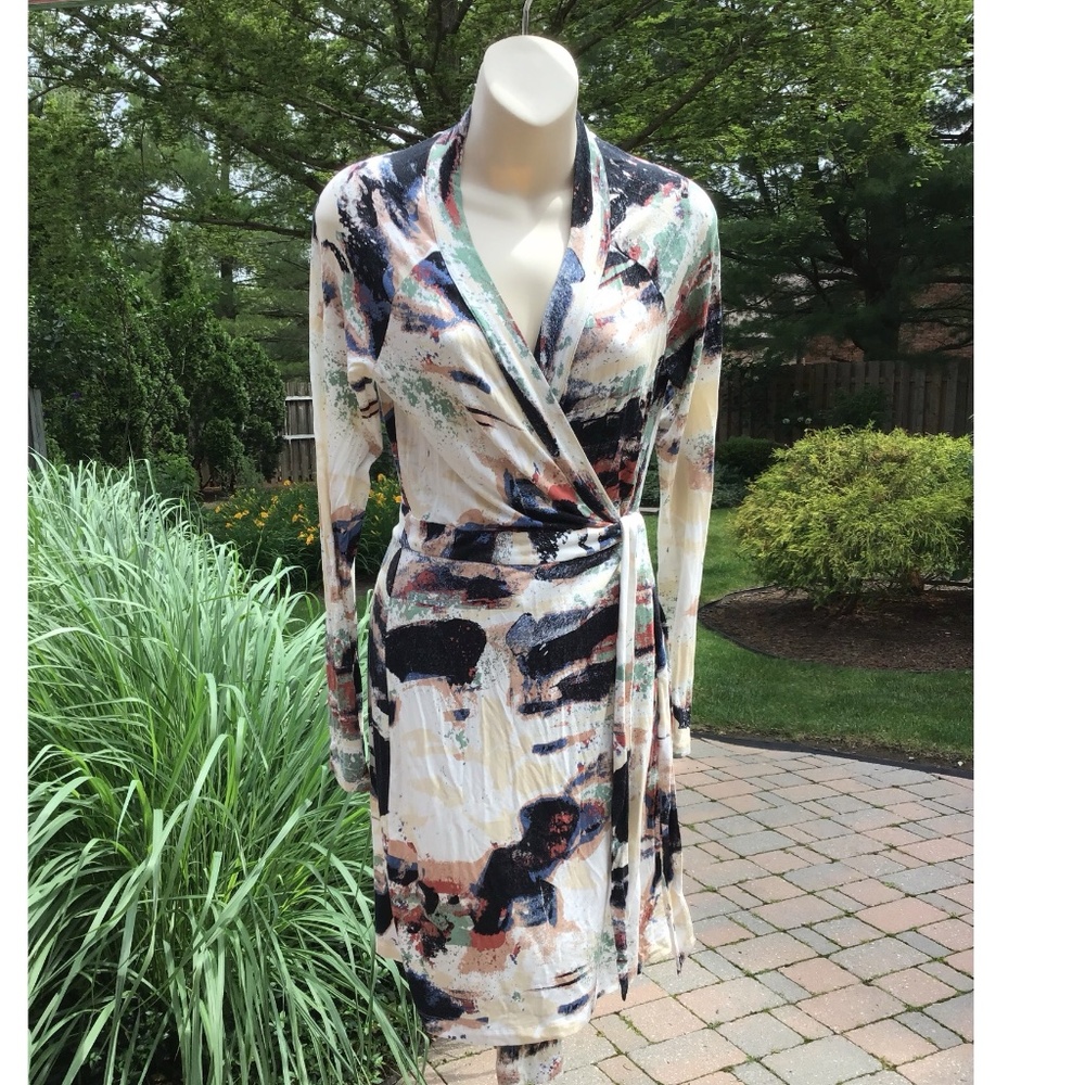 TART splattered paint dress